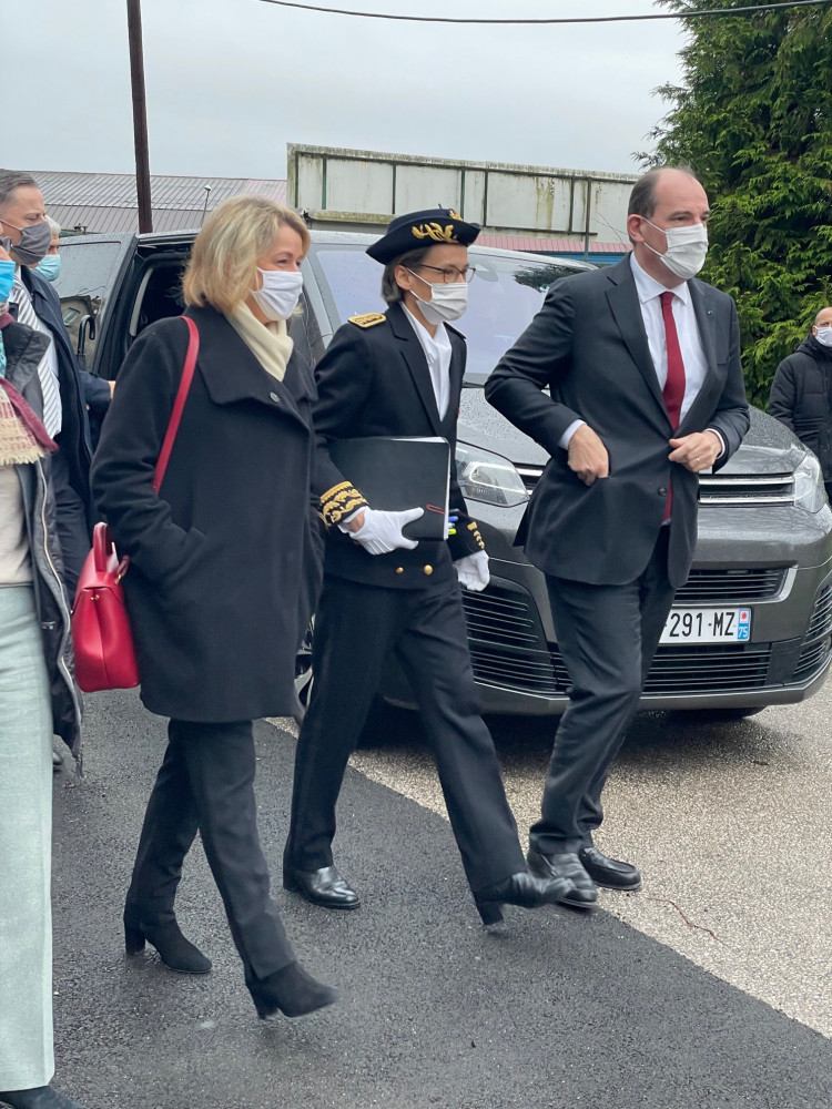 Le Premier ministre en visite sur le site Cosserat à Amiens