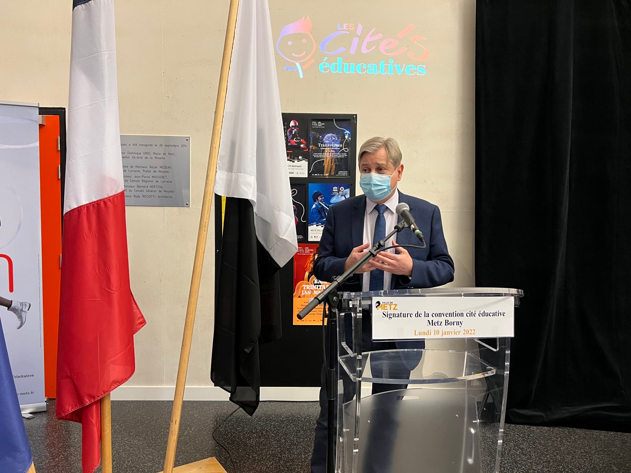 Metz-Borny : signature de la convention «Cités Éducatives»