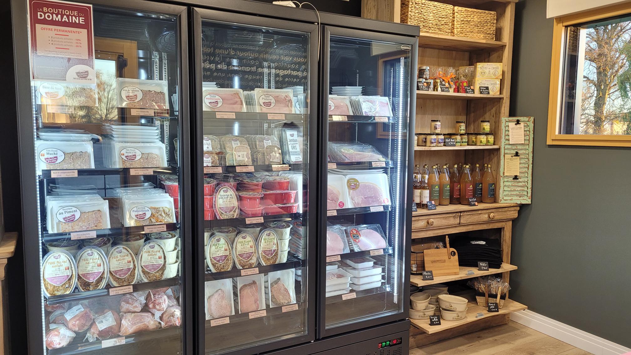 Le Domaine Picard a sa boutique de vente directe à Villers-Bocage