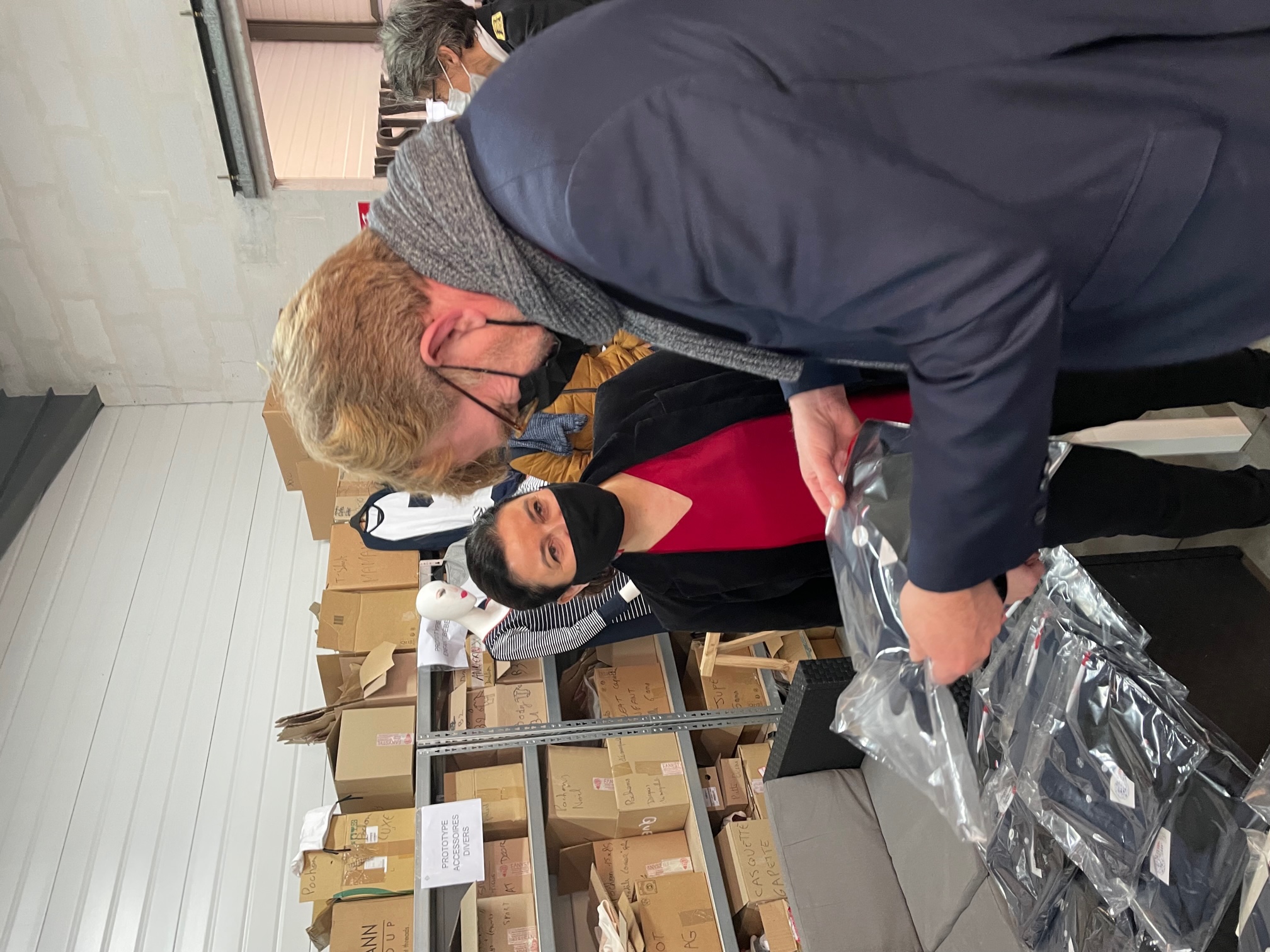 Le ministre Marc Fesneau en visite chez Fanystyle à Moreuil