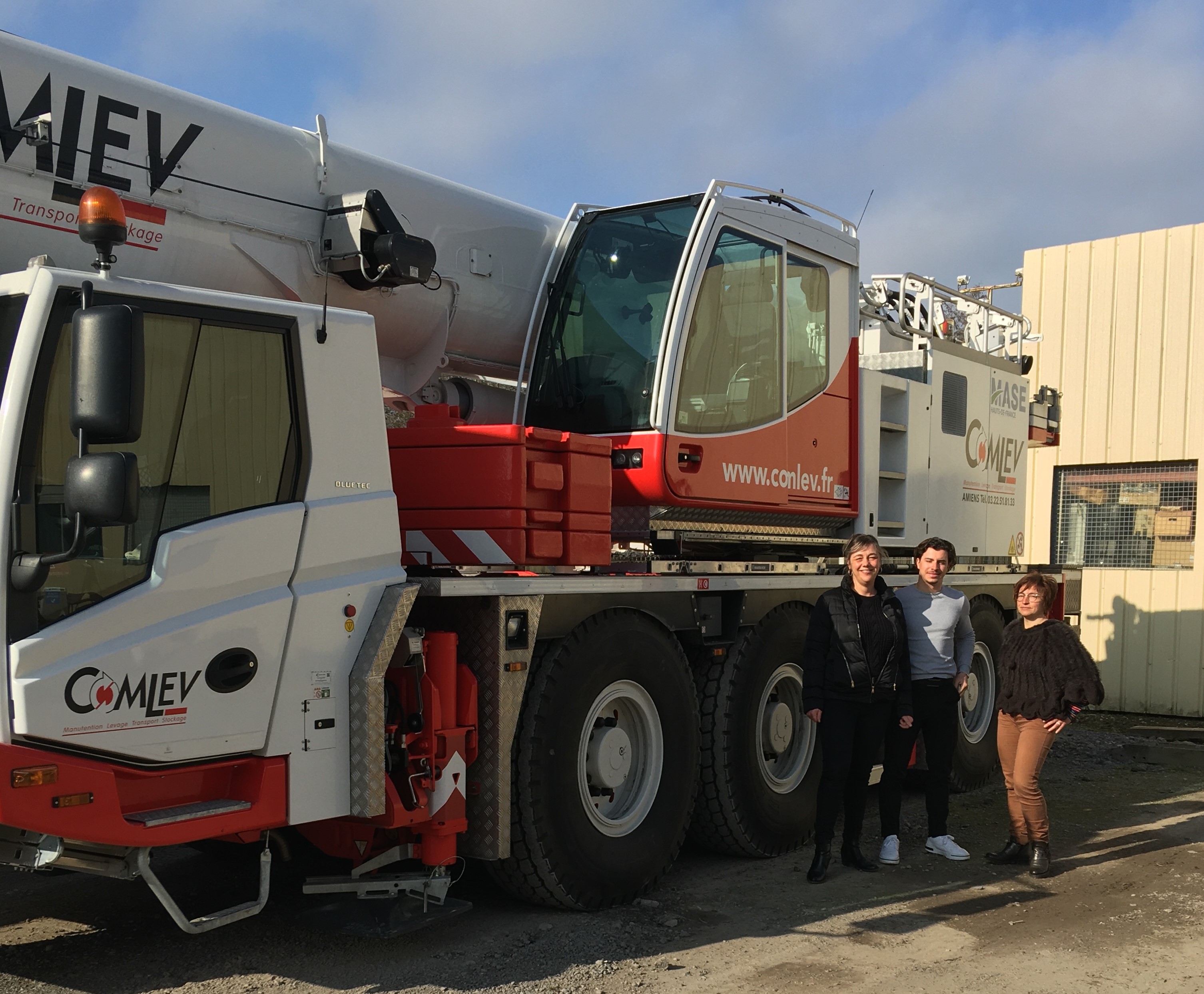 Saint-Quentin-Lamotte-Croix-au-Bailly : Sommalev investit dans une grue dotée d’un moteur plug-hybride