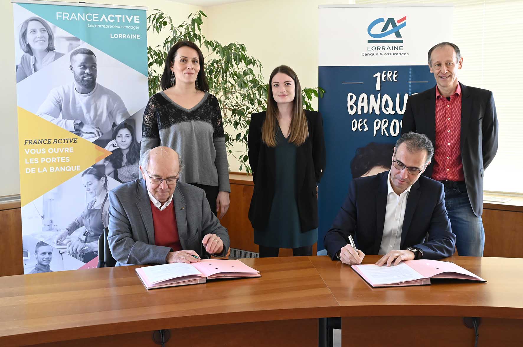  France Active Lorraine avec le Crédit Agricole