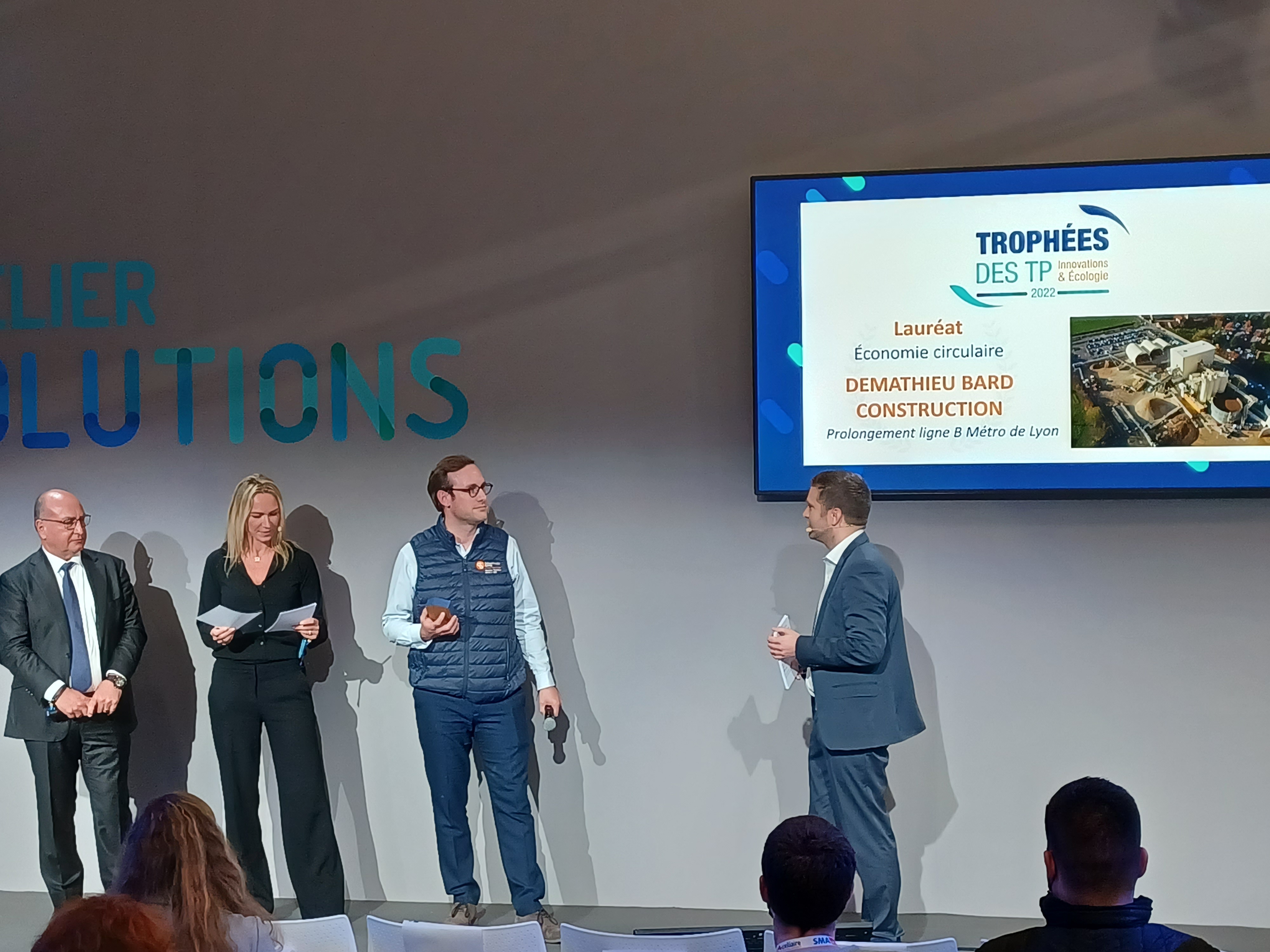 Demathieu Bard, lauréat des Trophées des TP de l’innovation