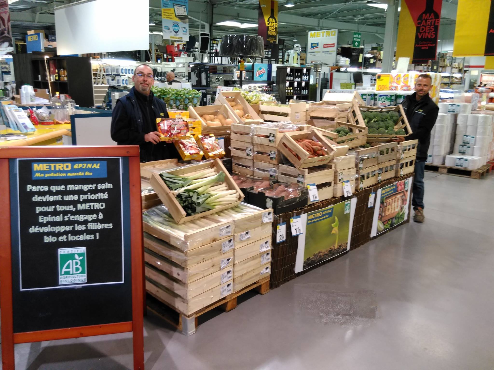 Épinal : Metro célèbre la signature de la charte Origine France