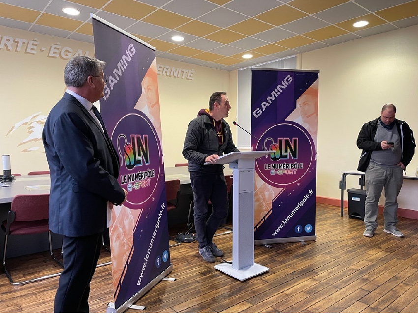 Inauguration de la première salle e-Sport de Meuse au Numéripôle de Bras-sur-Meuse