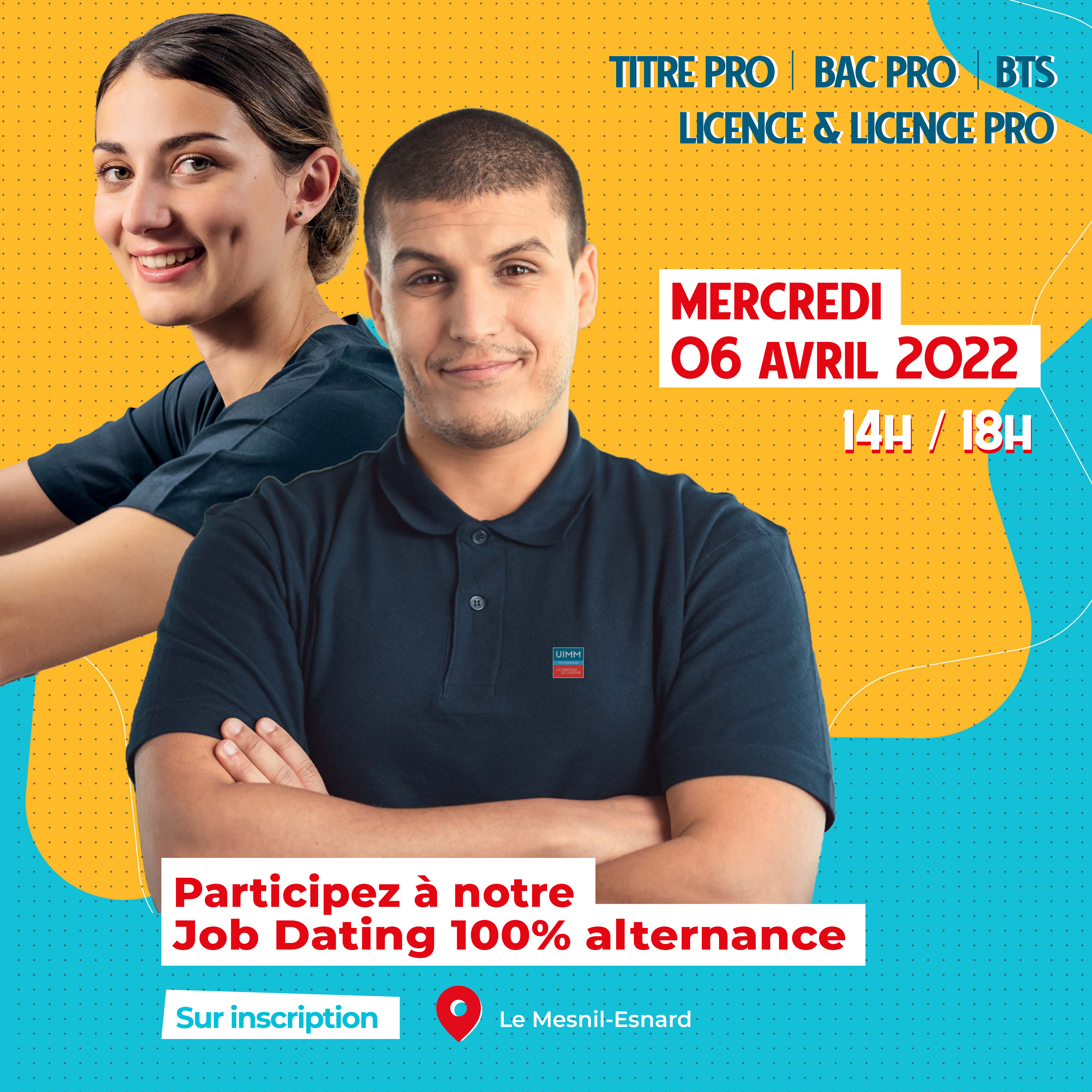 Un job dating alternance a lieu le 6 avril au campus UIMM de Mesnil-Esnard