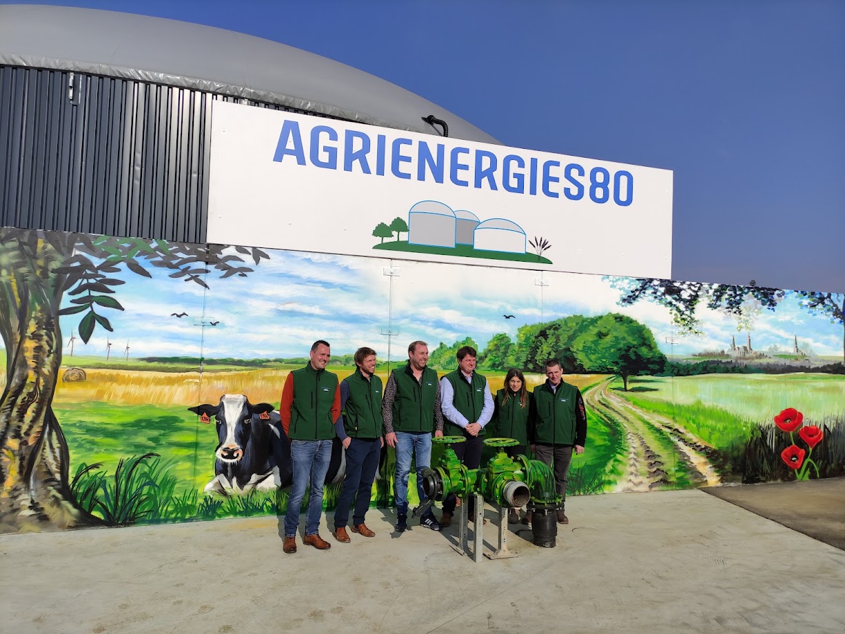 Agri Energies 80 inaugure le premier site de méthanisation de Montdidier