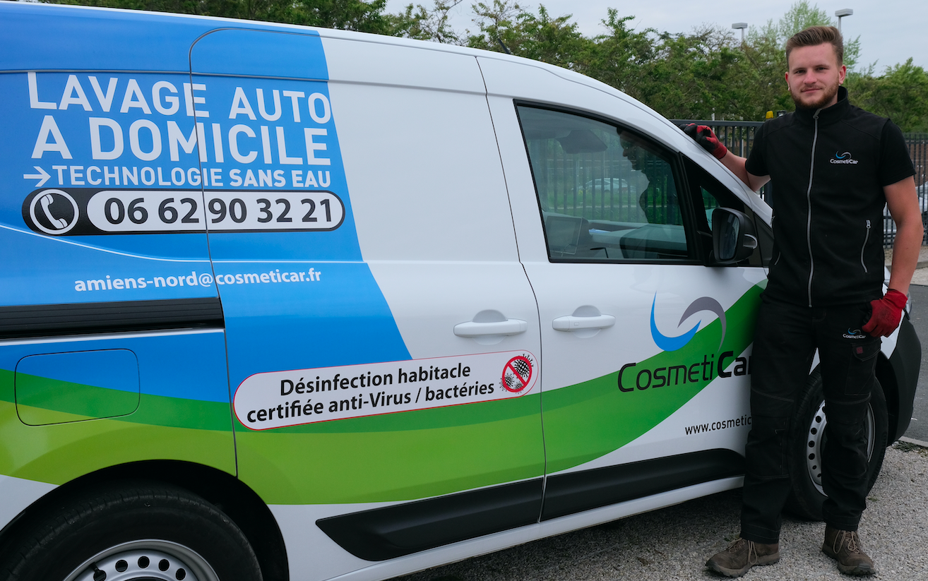 CosmétiCar, le lavage auto sans eau est à Amiens