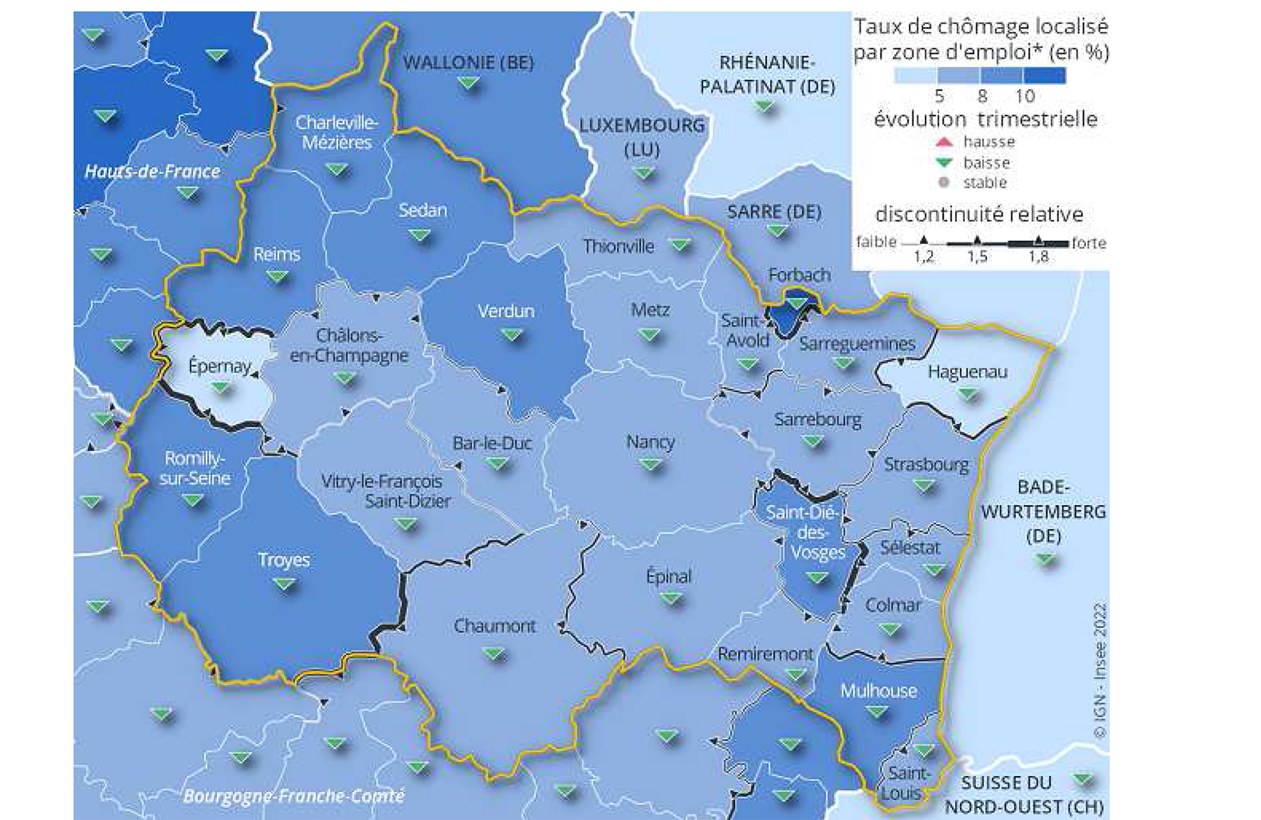 L’économie de la région poursuit sa reprise