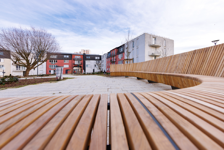 A Canteleu : la rénovation de la place Martin Luther King est achevée