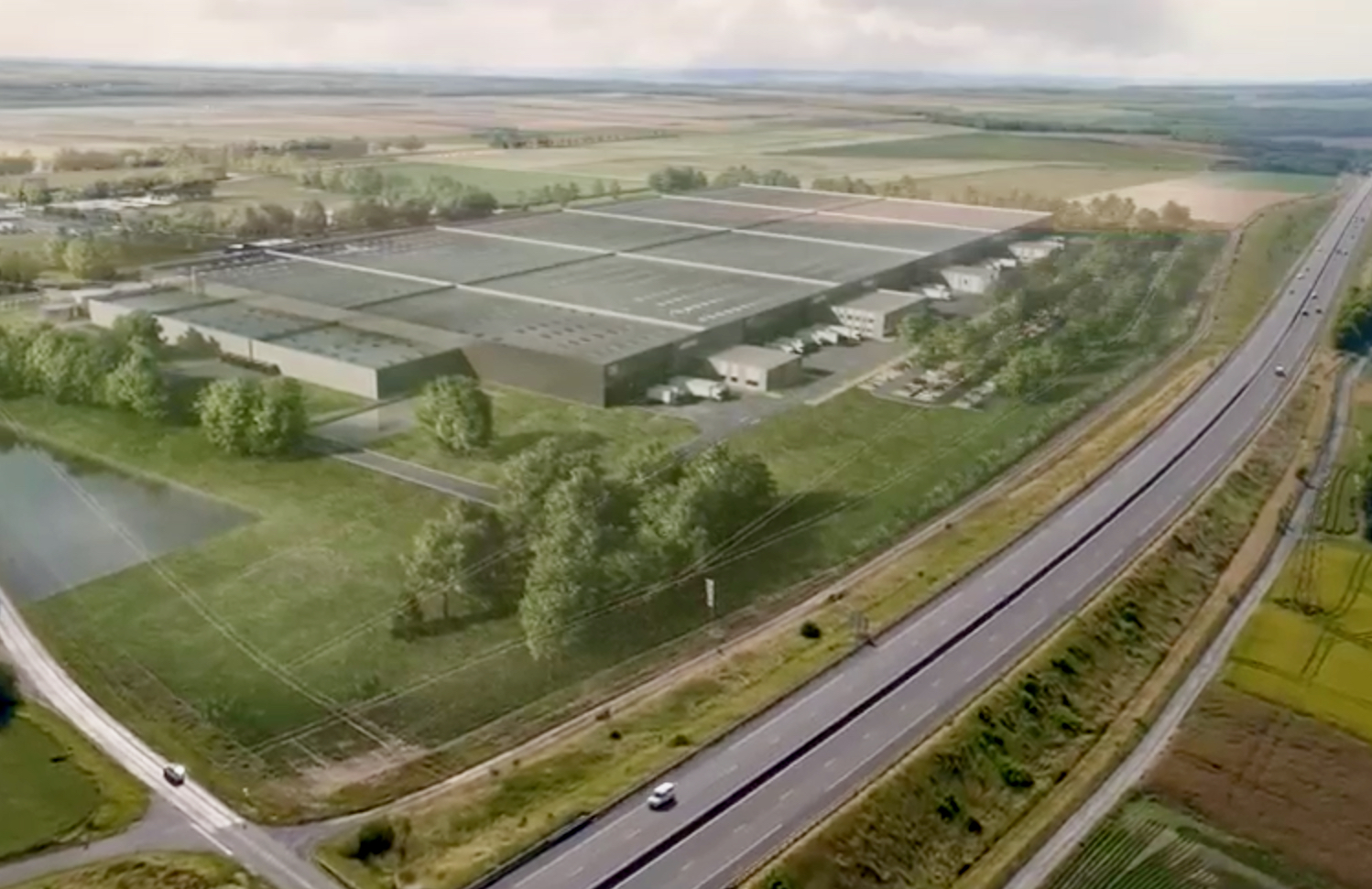 Le chantier de la plate-forme logistique XXL d’Elcimaï avance 