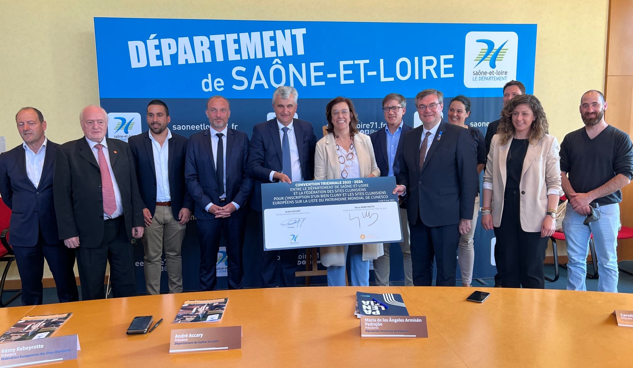 Saône-et-Loire confirme son soutien financier à la candidature UNESCO des sites clunisiens