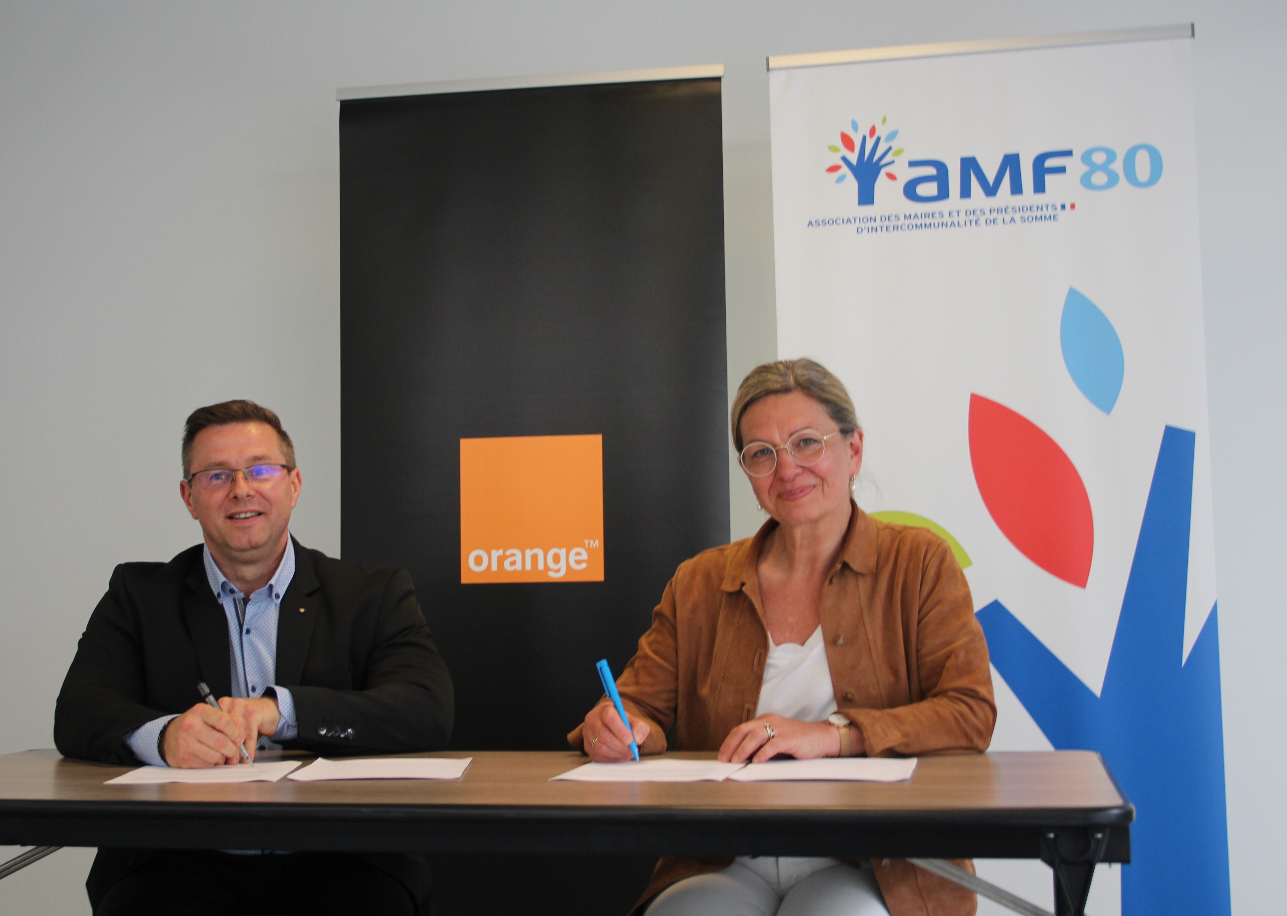 L'AMF 80 et Orange s'engagent avec la charte Élagage et le Recyclage challenge