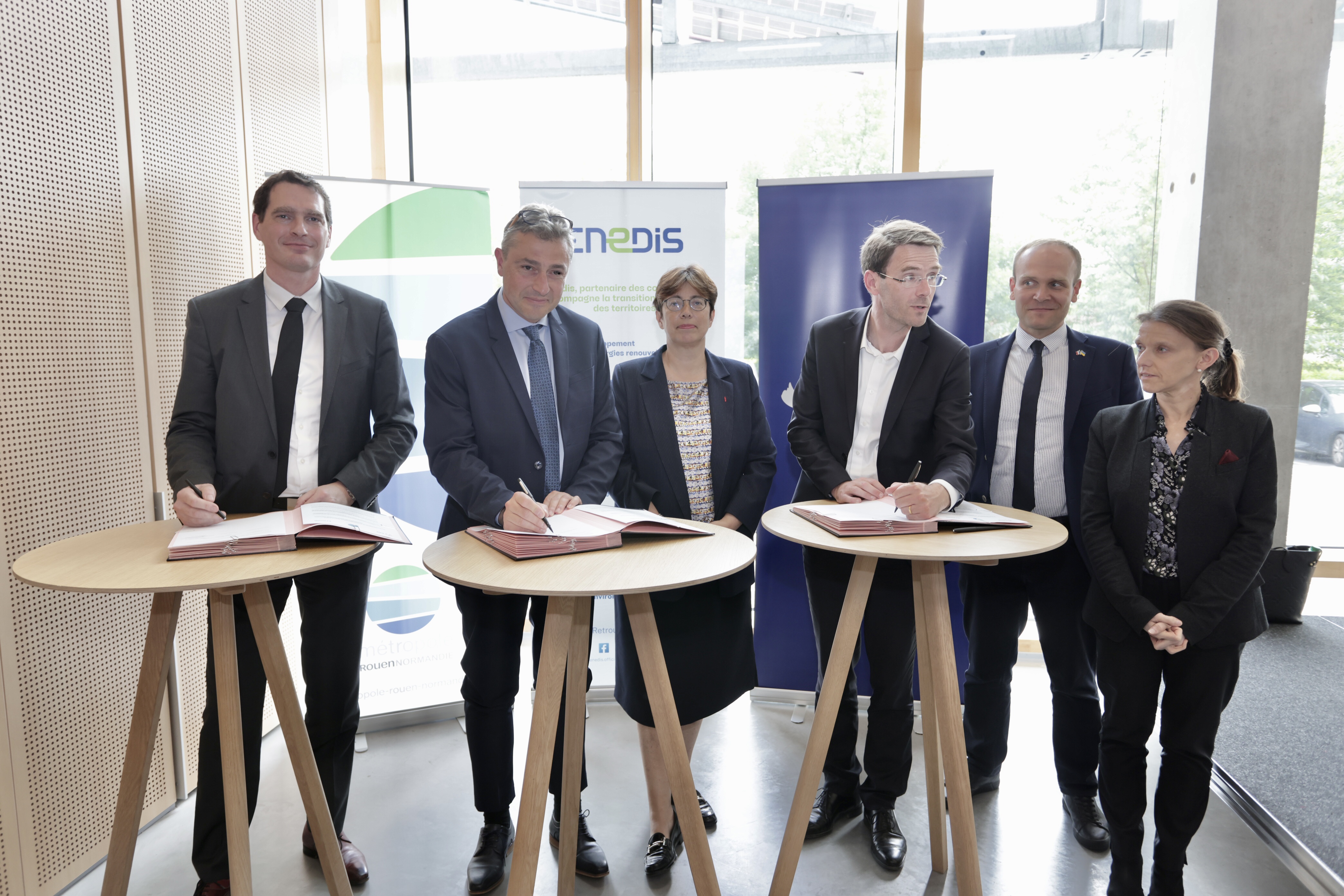 Un nouveau contrat de concession sur 20 ans entre la Métropole Rouen Normandie, Enedis et EDF