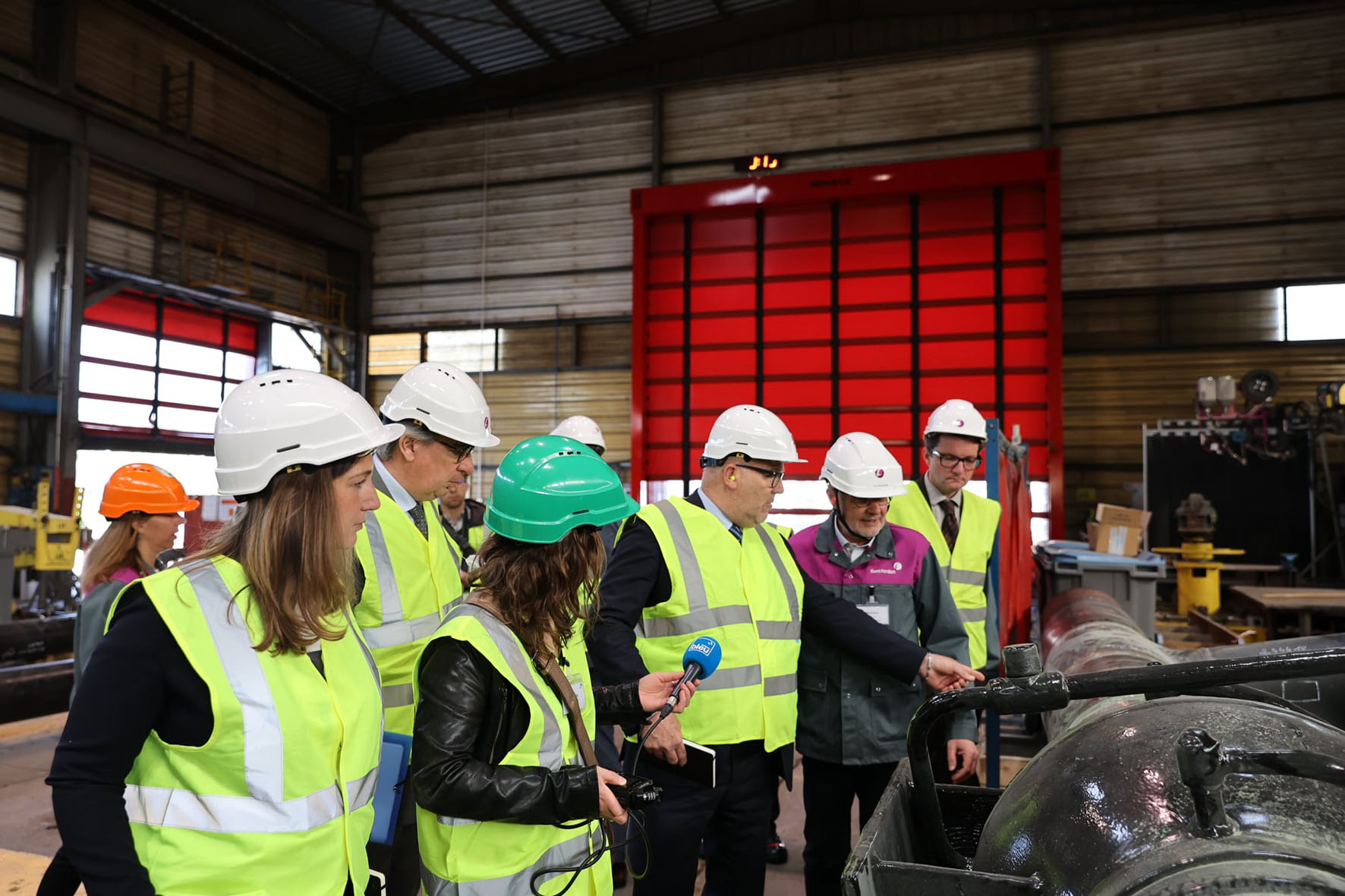  Bruno Bonnel de passage chez Fives Nordon