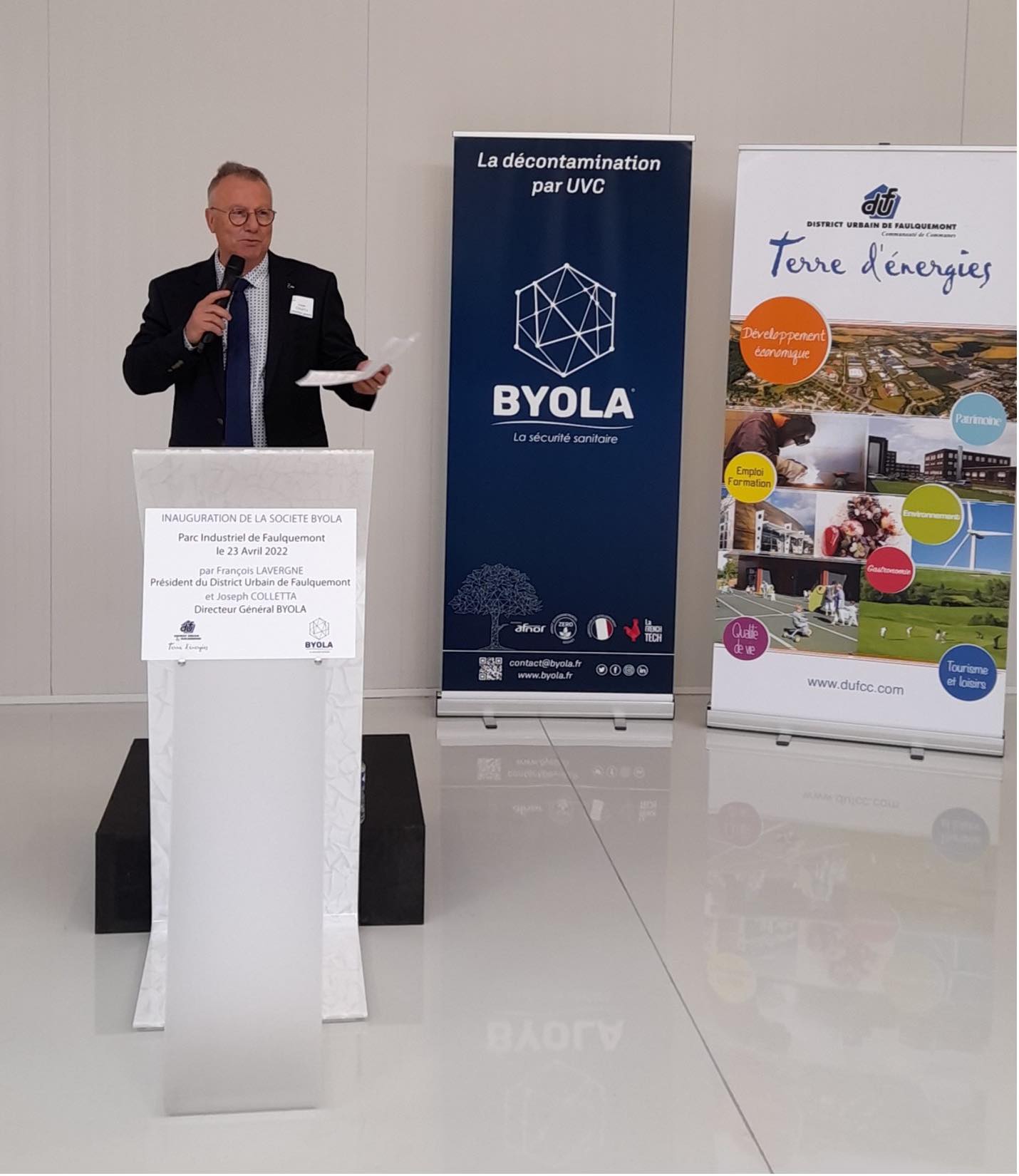 L’entreprise Byola inaugure ses nouveaux locaux de Faulquemont 