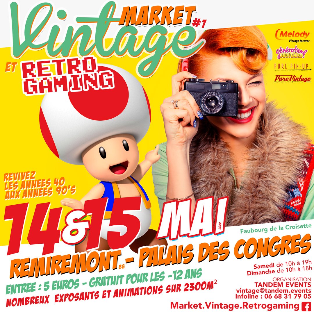 Un Market Vintage & Rétrogaming à Remiremont