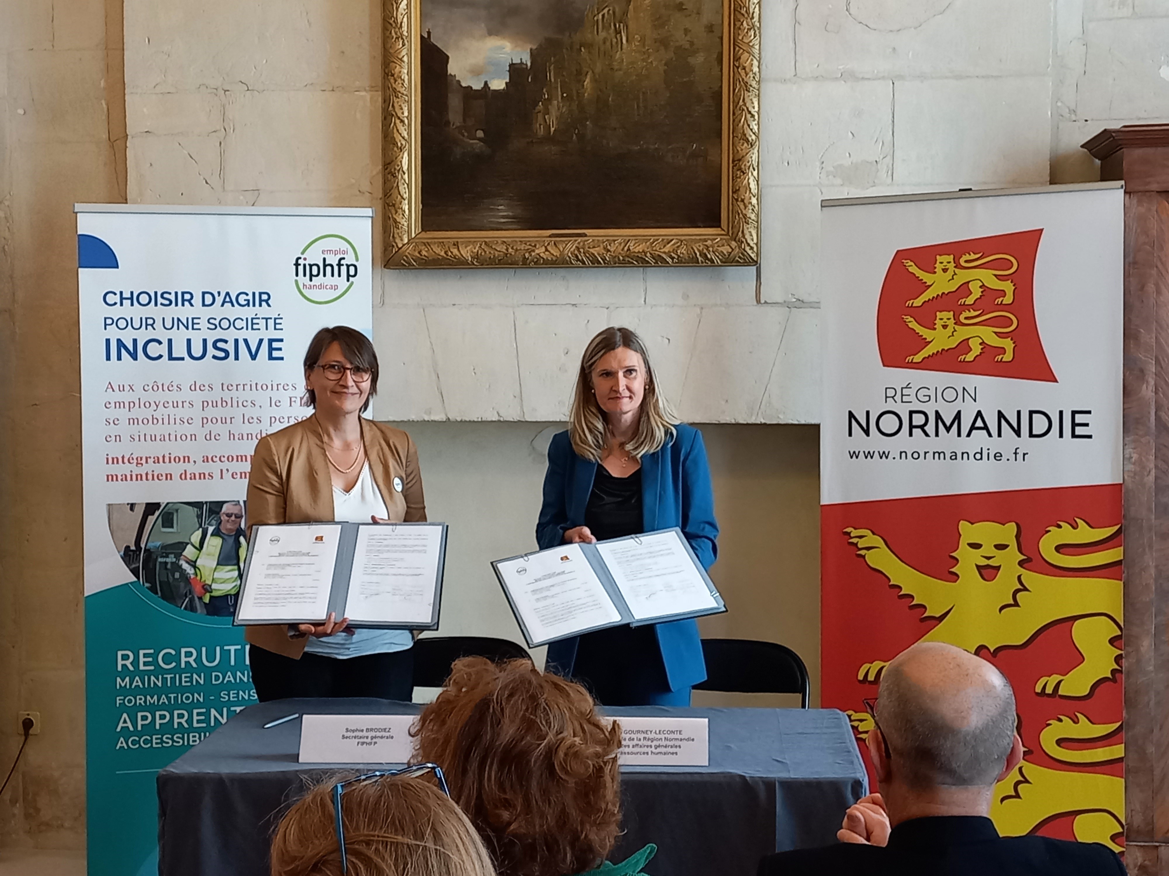 La Région Normandie s'engage pour l'insertion des personnes handicapées dans la Fonction publique