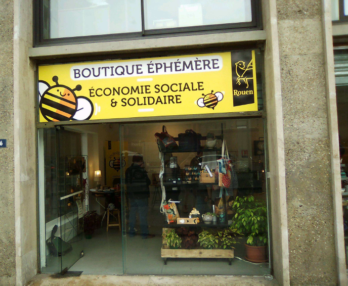 Rouen : un AMI lancé pour occuper la boutique éphémère ESS