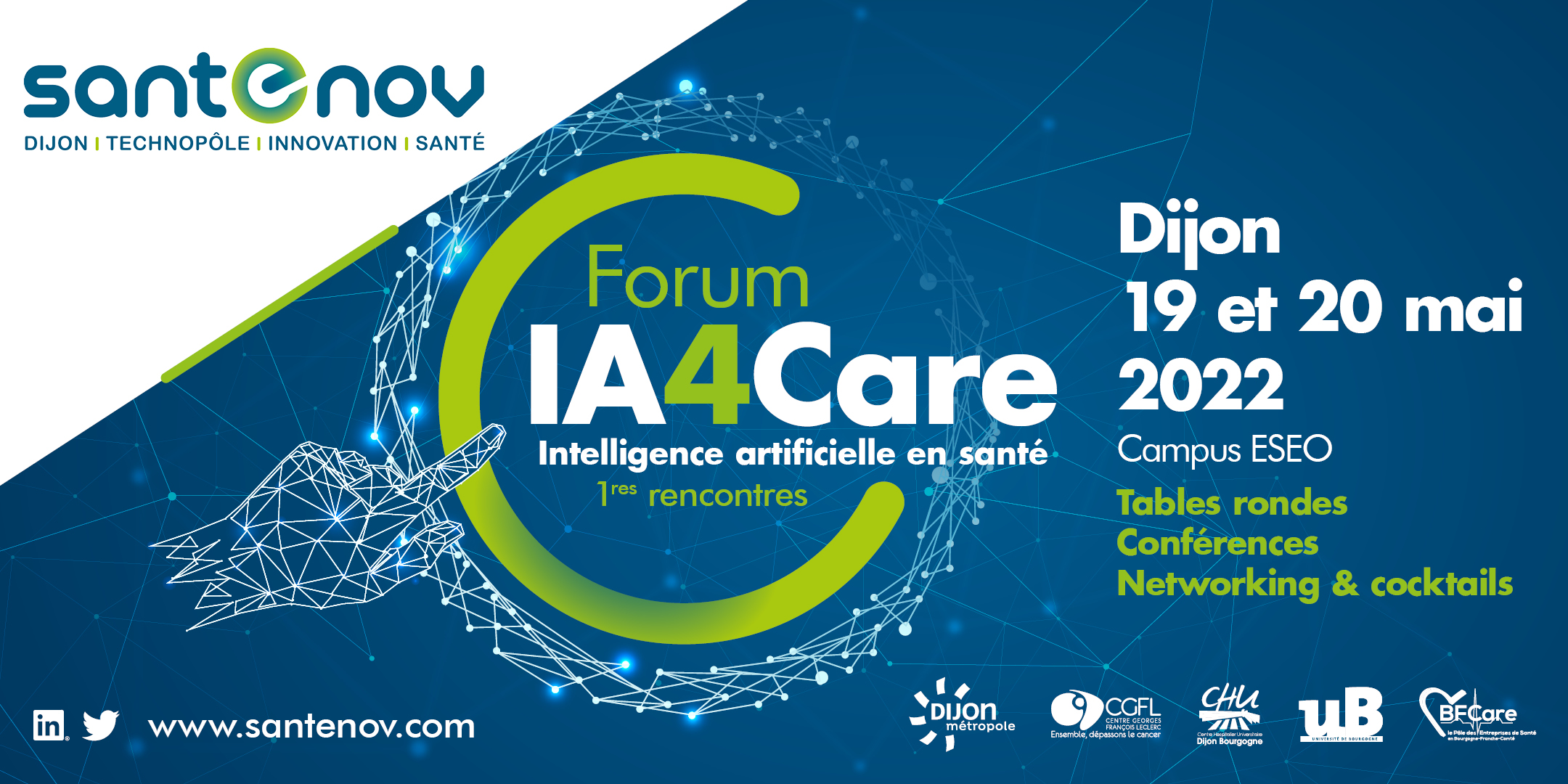 Le Technopôle Santenov organise le Forum IA4Care