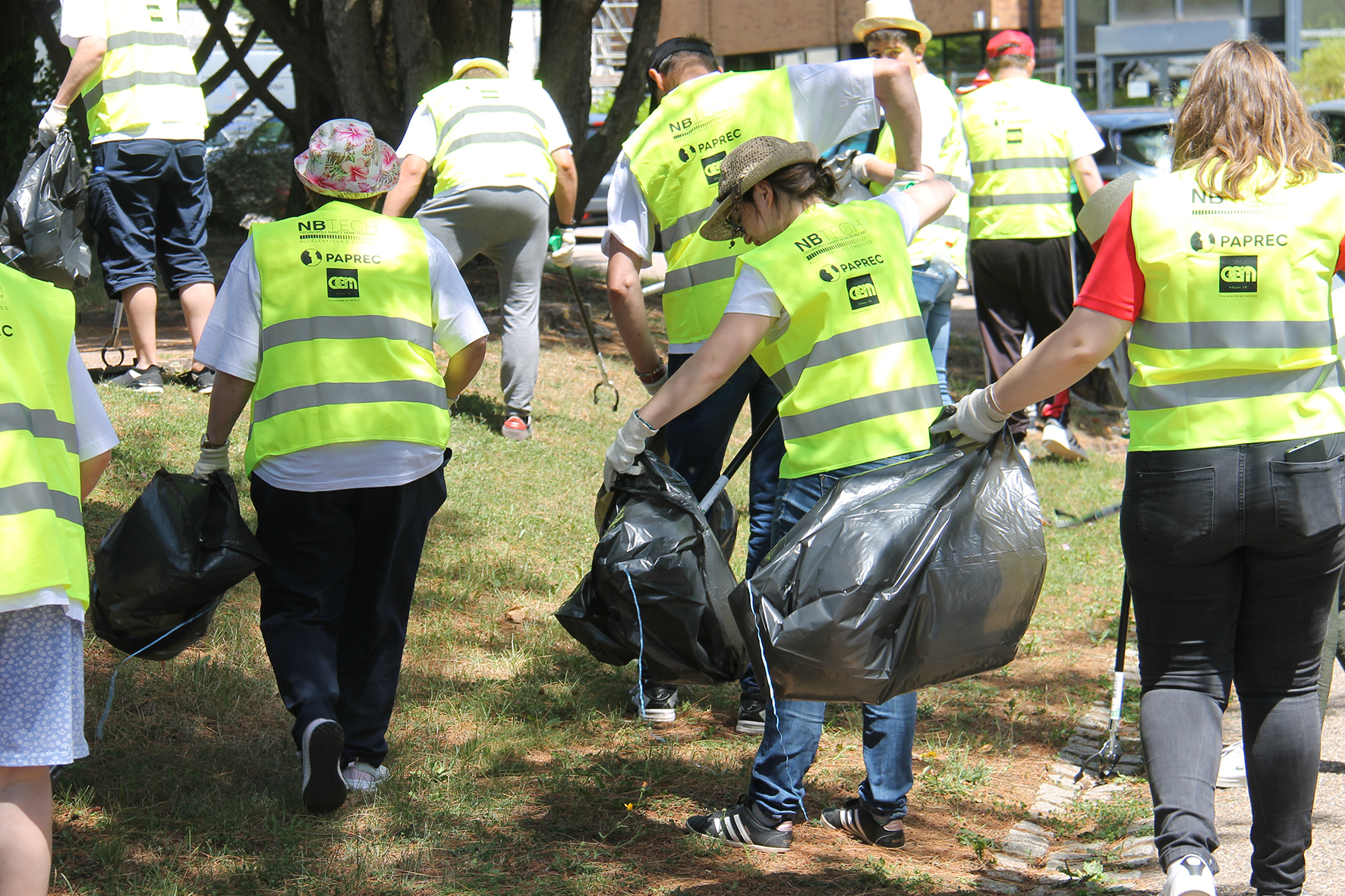  NB Tech et l’AEIM «nettoient» le technopôle Nancy Henri Poincaré