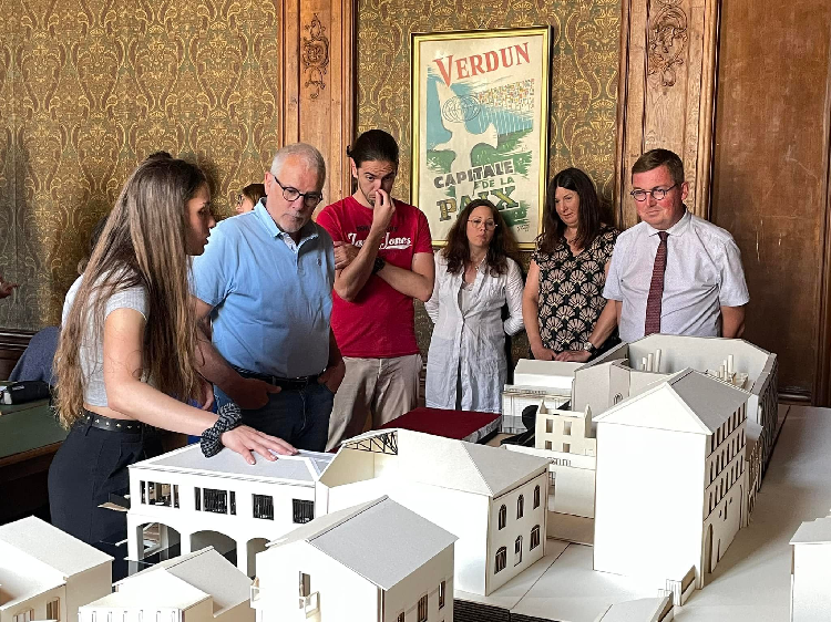 Samuel Hazard accueille les étudiants de l’ENSA Nancy 