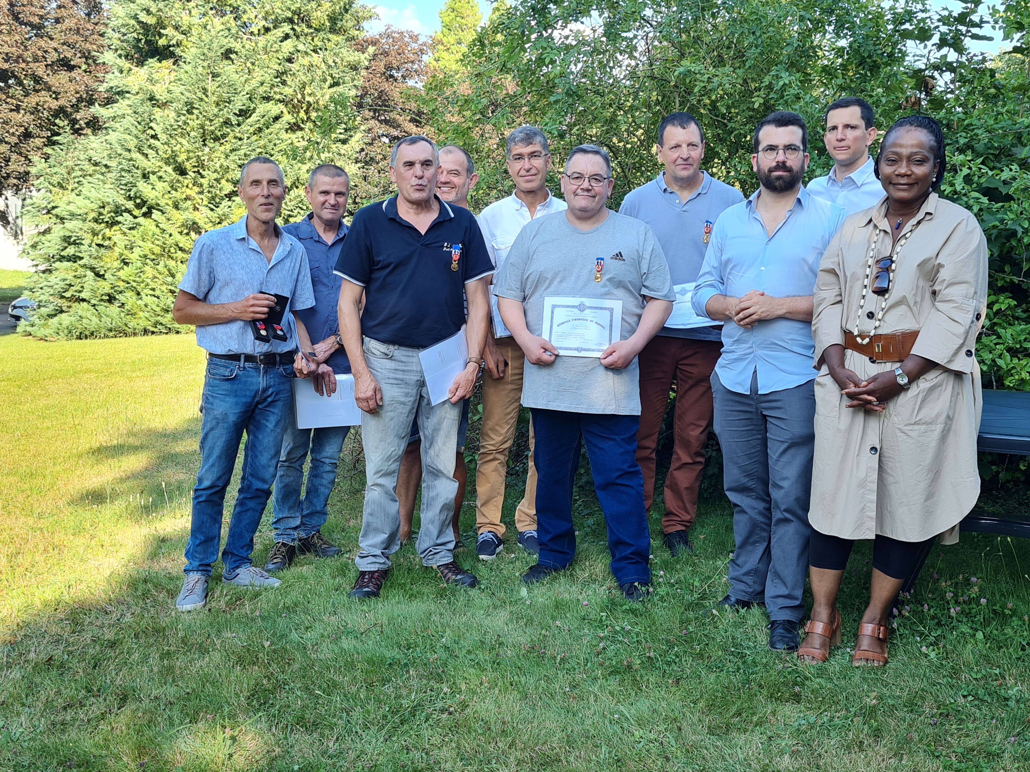 Les salariés de l’entreprise Réservoirs X Pauchard mis à l’honneur