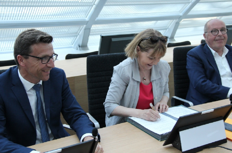 Déviation de la RN 135 à Velaines en raison des travaux du giratoire de Tronville-en-Barrois