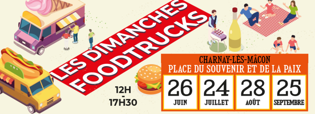 Charnay : Les dimanches Foodtrucks jusqu’au 25 septembre