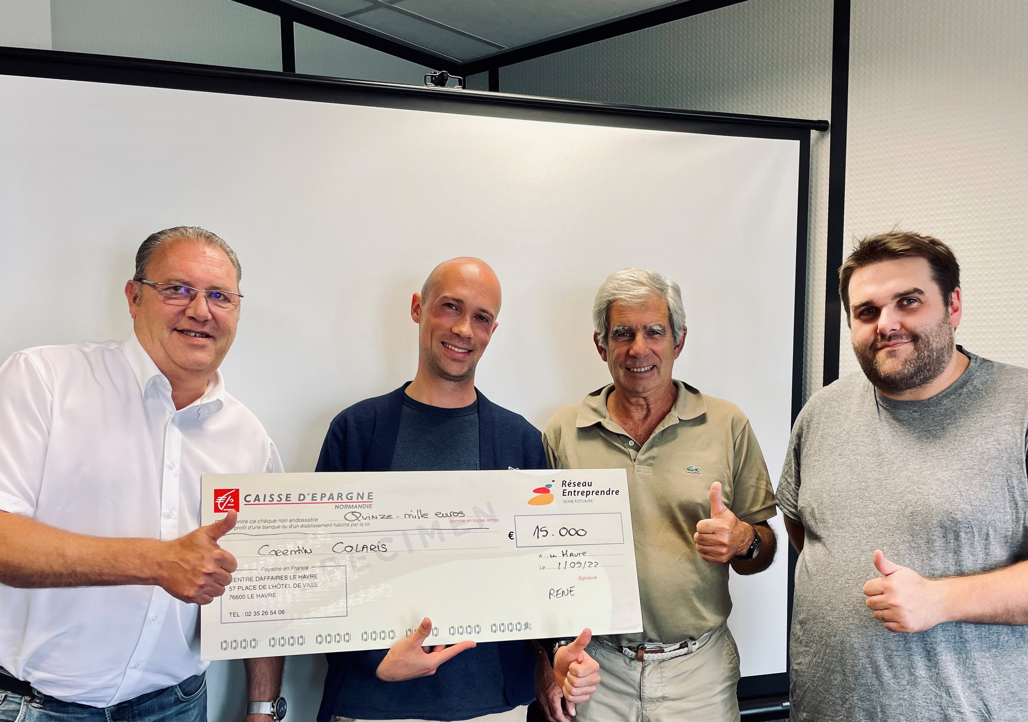 L'entreprise Viapazon lauréate du parcours Start Création du Réseau Entreprendre Normandie Estuaire