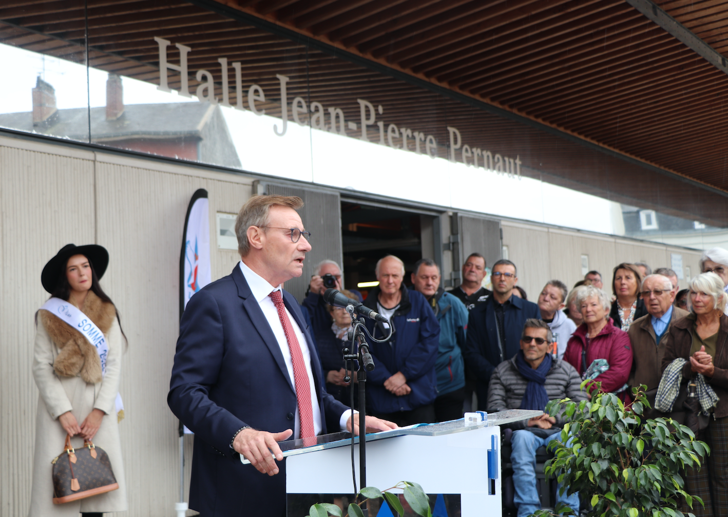 Abbeville : inauguration de la halle Jean-Pierre-Pernaut