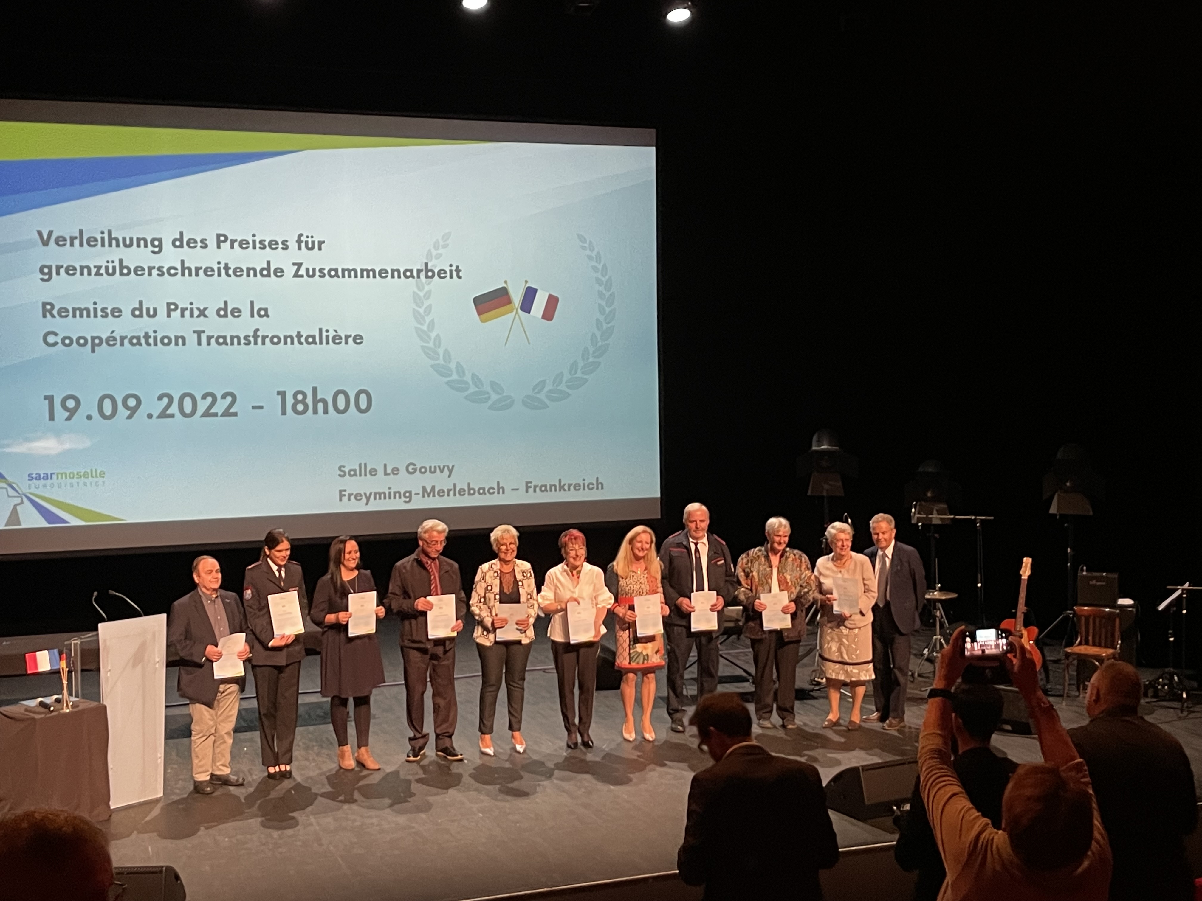 Freyming-Merlebach accueille la remise du prix de la coopération transfrontalière  