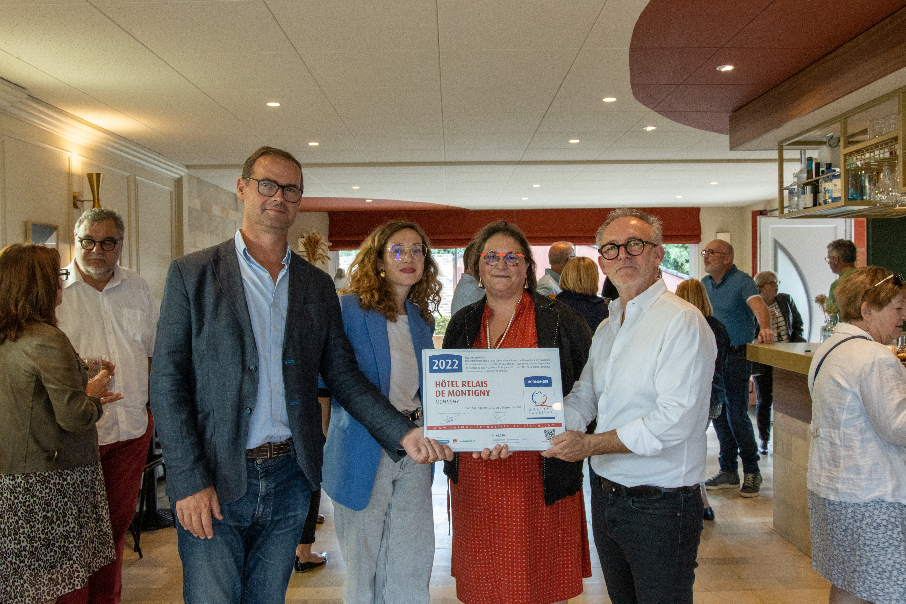 Montigny : l’hôtel-restaurant Le Relais labélisé Normandie Qualité Tourisme