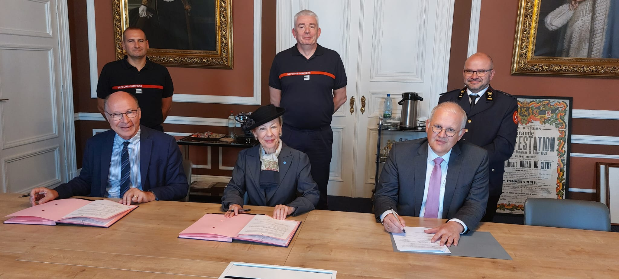 Signature d’un accord d’assistance mutuelle entre le SDIS meusien et son homologue belge