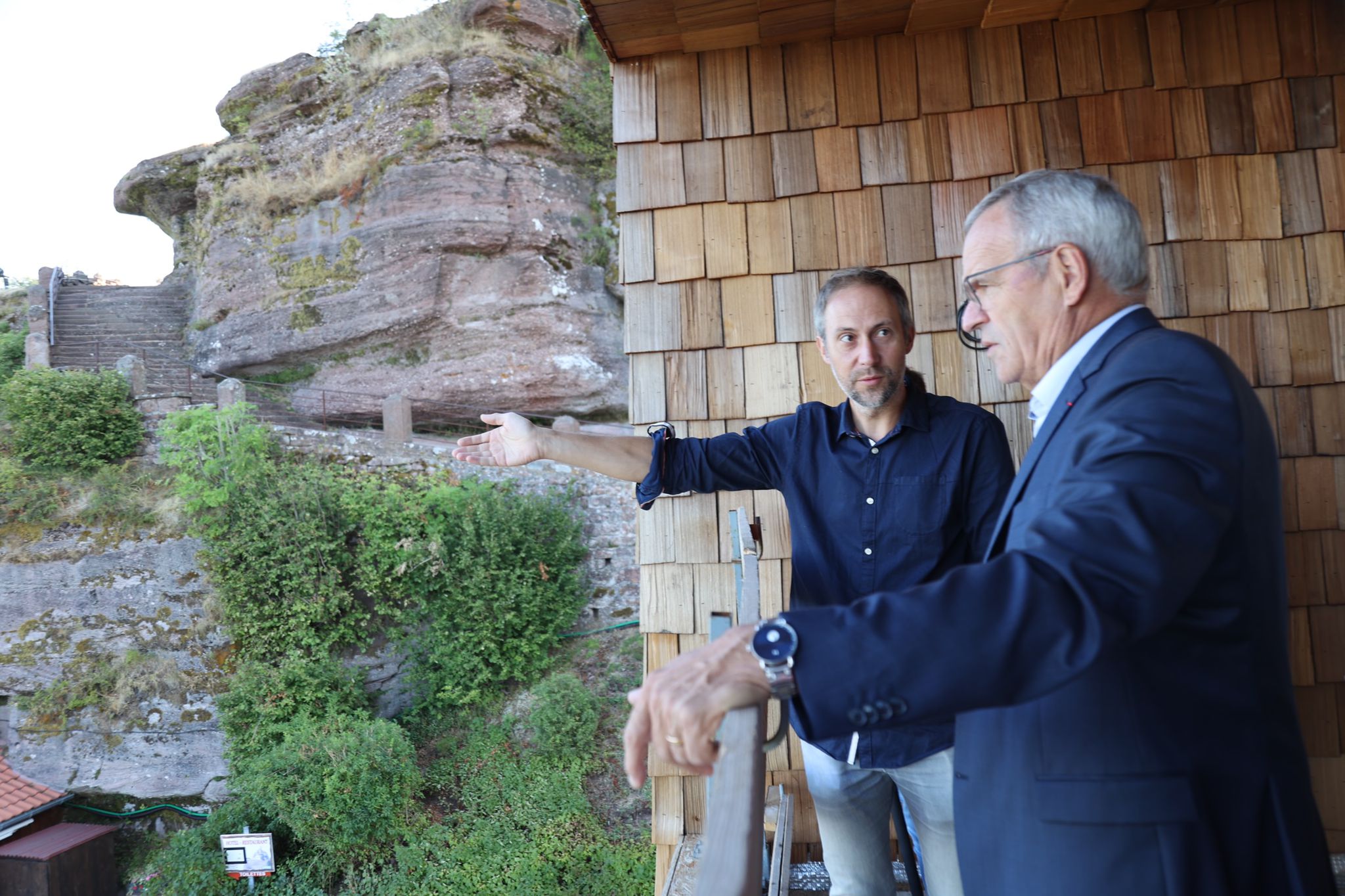 Patrick Weiten en visite de Phalsbourg 