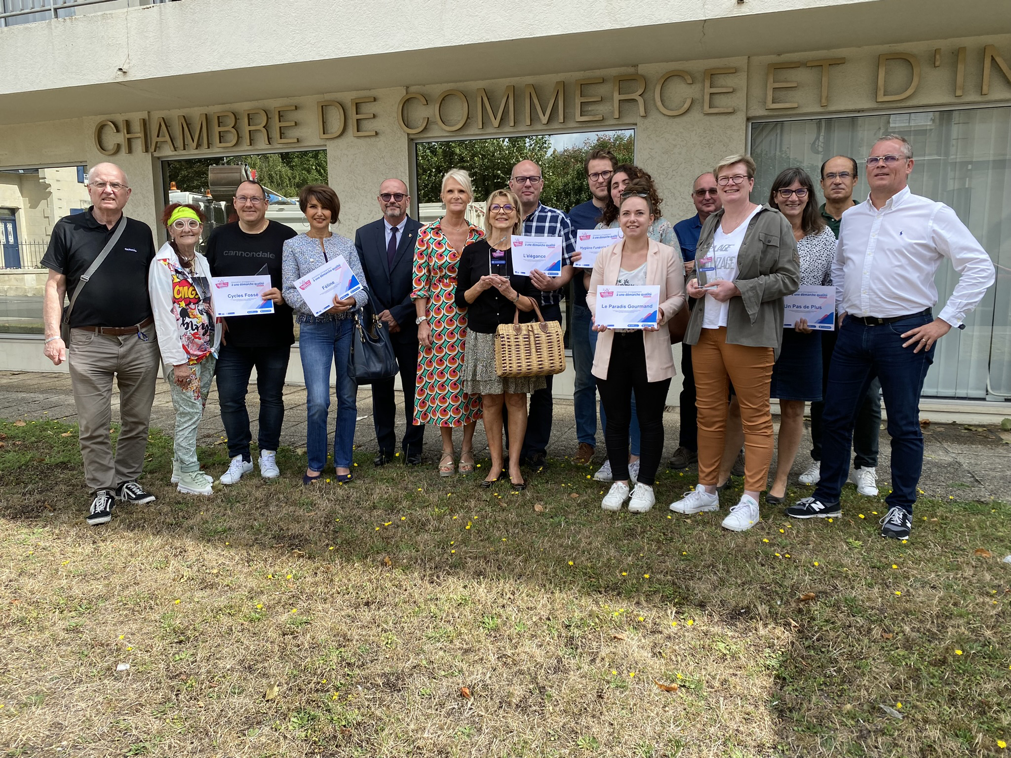 Des trophées Qualité commerce décernés à 13 commerçants de Soissons et de Belleu 