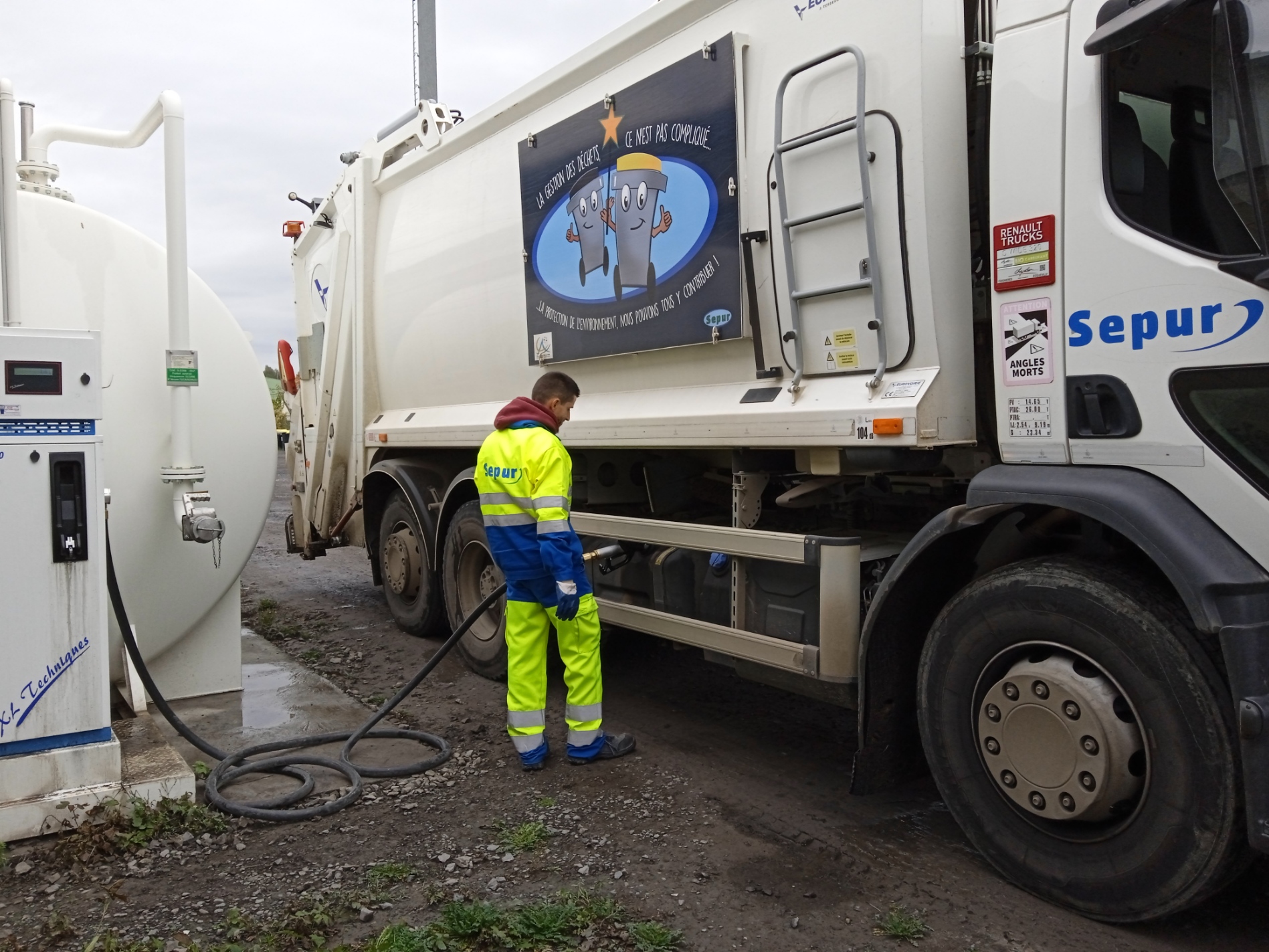 Agglo Chauny-Tergnier-La Fère : les bennes à ordures roulent au biocarburant 