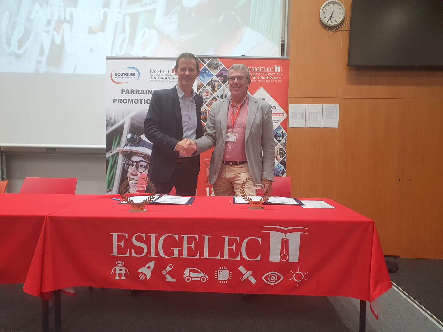 L’ESIGELEC signe une convention de parrainage avec Bouygues Energies & Services 