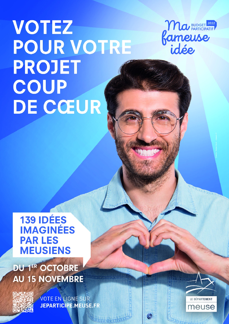 2e Budget Participatif de la Meuse : la phase du vote est lancée jusqu'au 15 novembre  