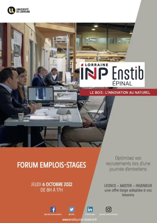 Épinal : 60 entreprises aux Forum Emplois-Stages de l’Enstib 
