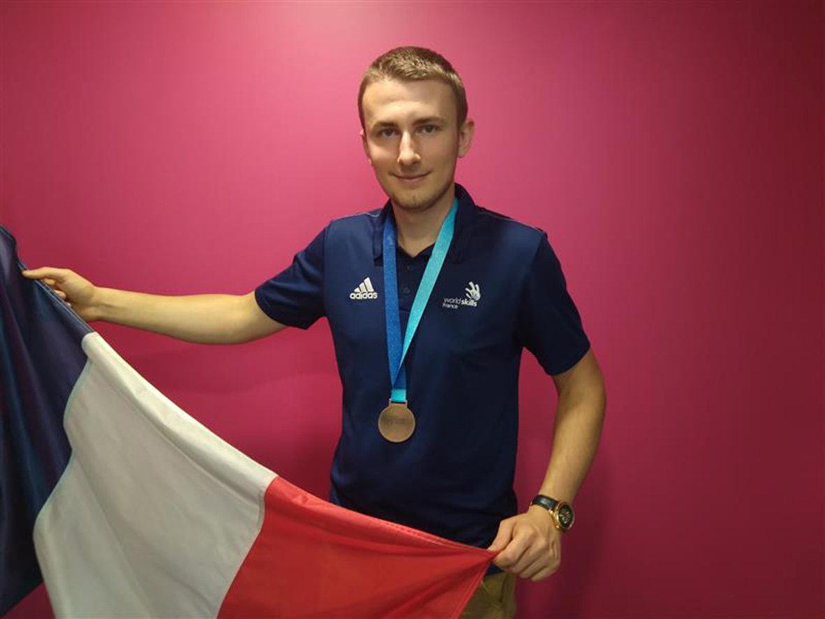 Olympiades des métiers : Nicolas Schwing, médaille d’excellence