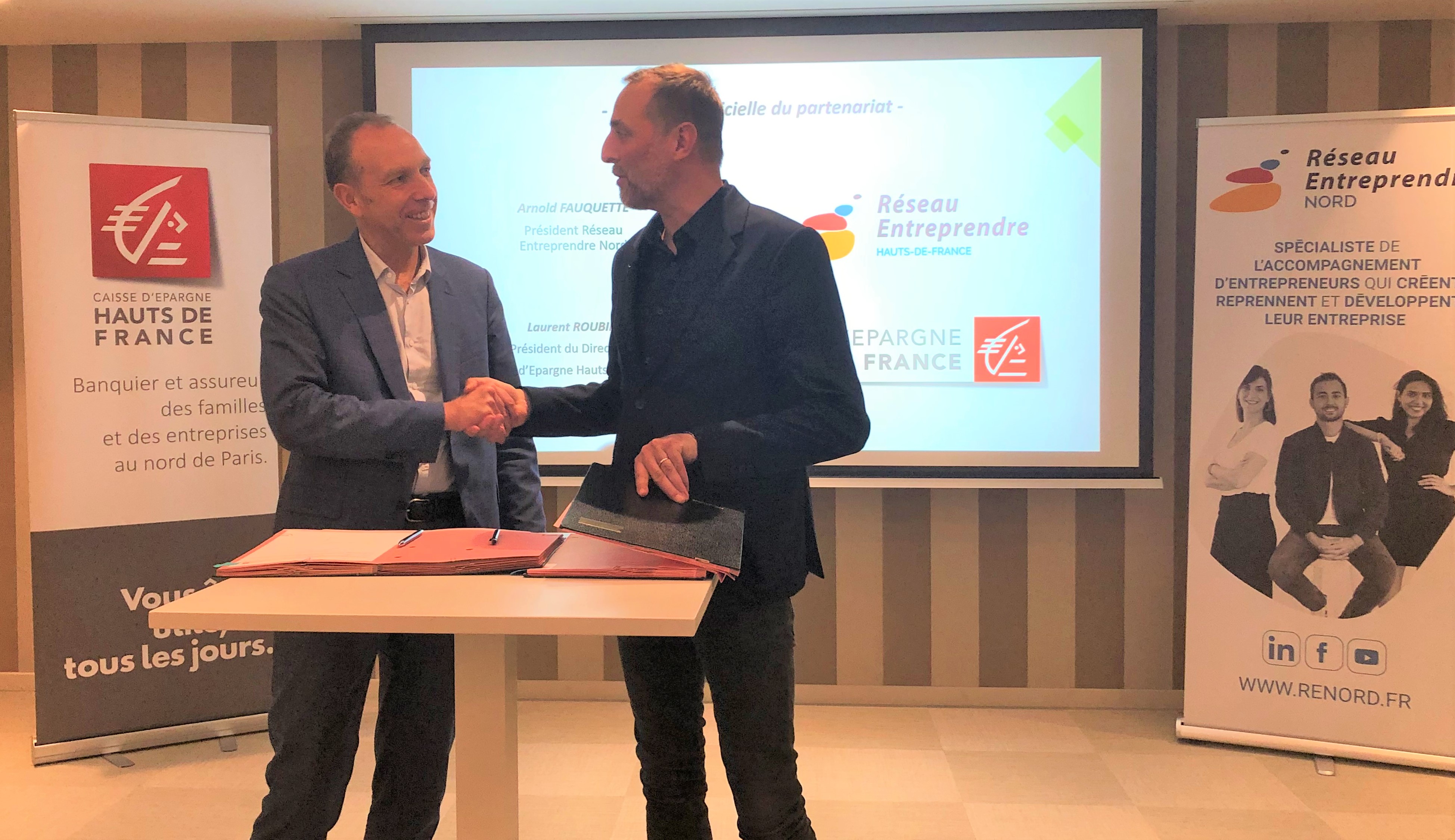 Un partenariat vertueux entre la Caisse d’Épargne Hauts-de-France et le Réseau Entreprendre®