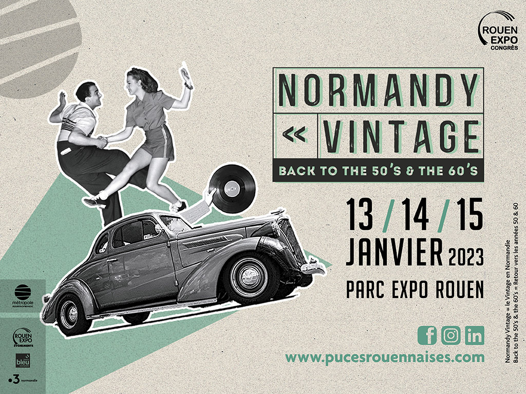 Le Salon Normandy Vintage prochainement au parc des expositions de Rouen 
