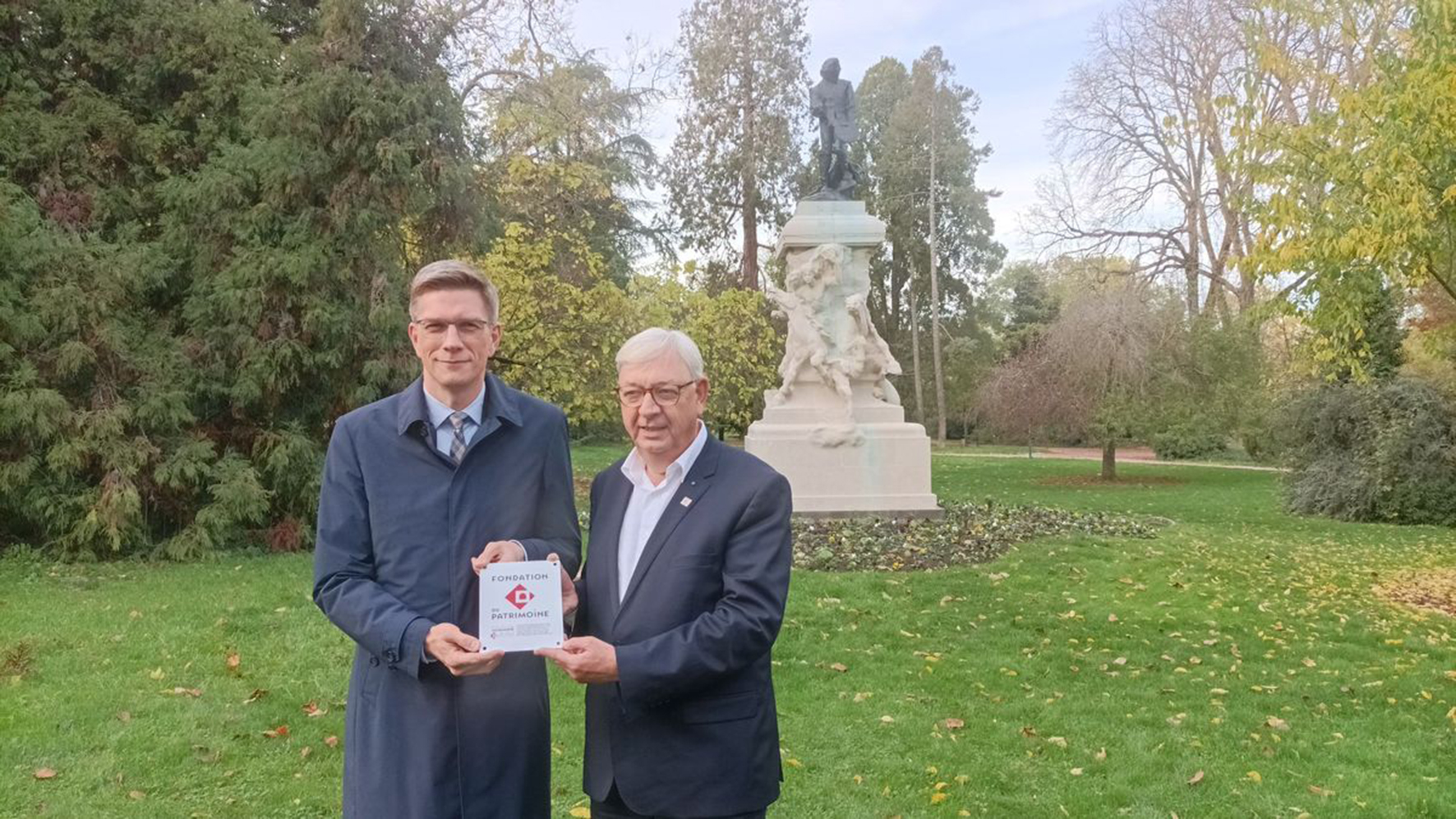 La statue de Rodin restaurée à la Pépinière à Nancy  