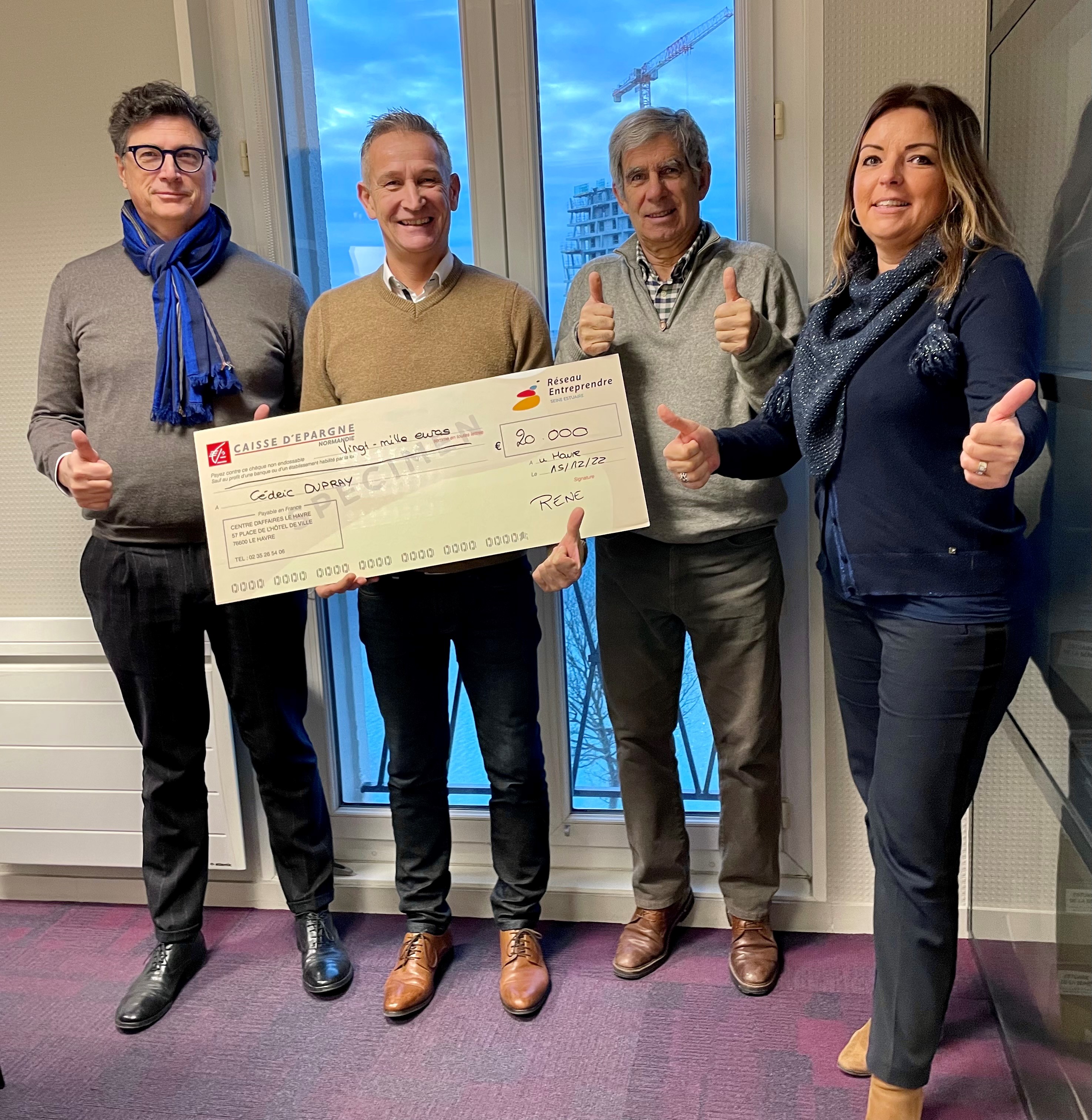 Cédric Dupray, nouveau lauréat du Réseau Entreprendre® Normandie Estuaire