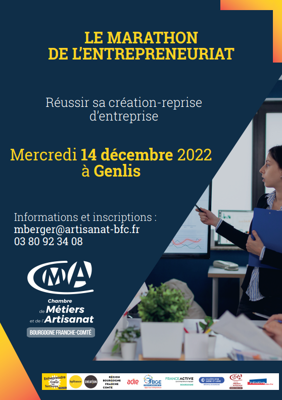 Le Marathon de l’Entrepreneuriat aura lieu demain à Genlis