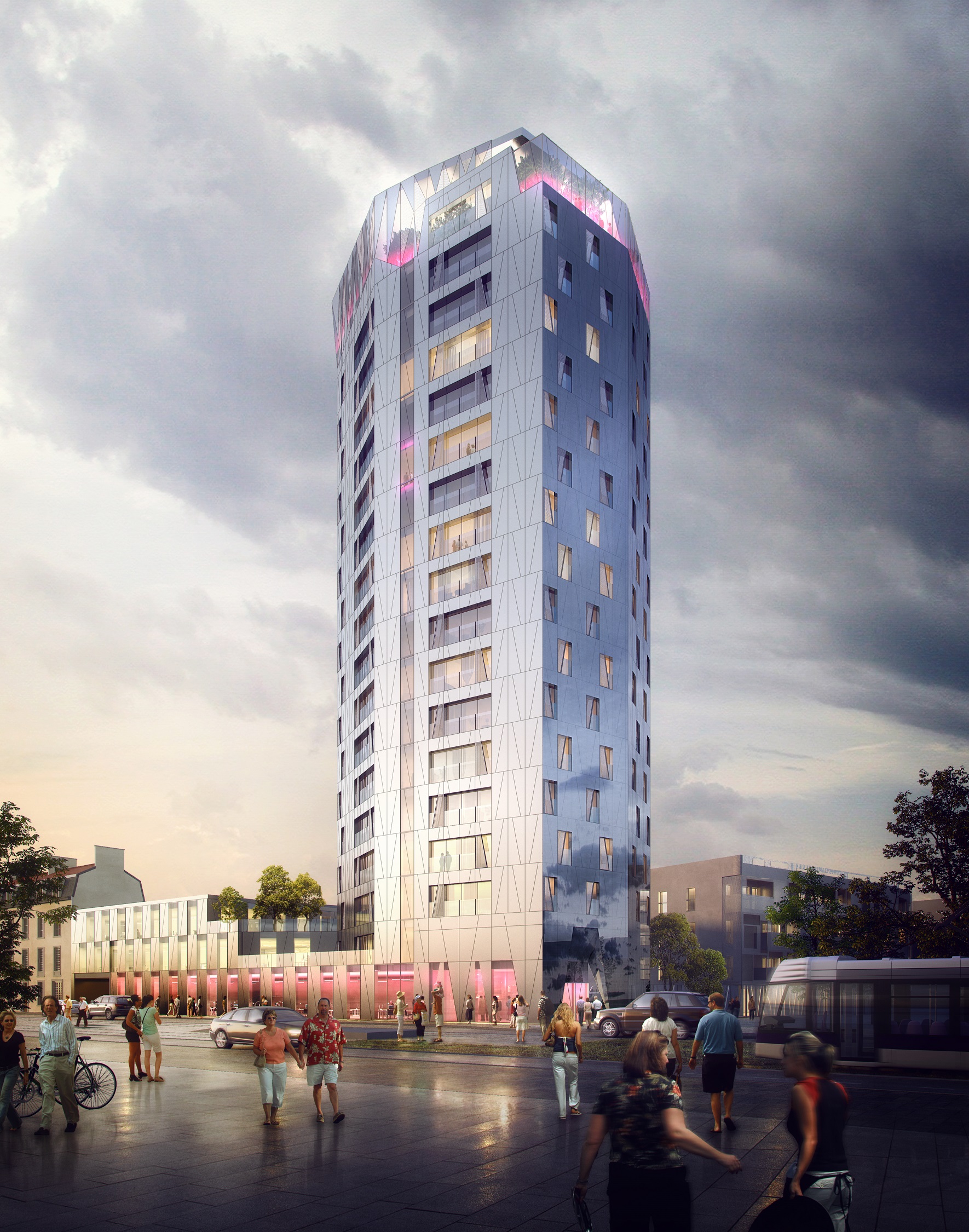 Tour Elithis Arsenal : premier bâtiment résidentiel à énergie positive de Dijon