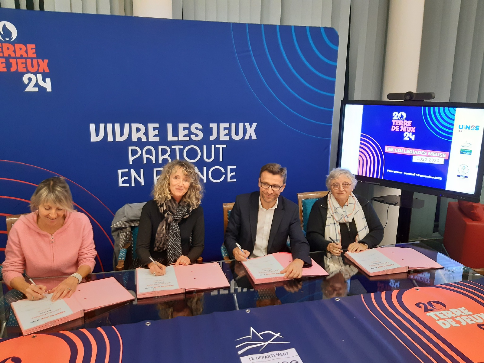 Lancement du programme des «Collégiades Meuse - Terre de Jeux 2024»
