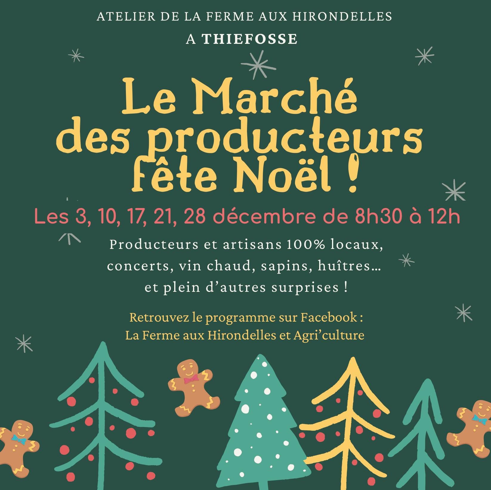 À Thiéfosse, le Marché des Producteurs fête Noël