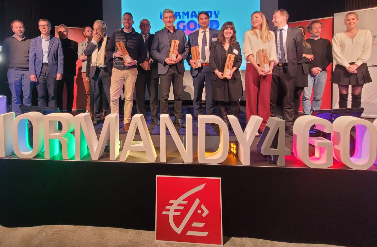 Cinq porteurs de projets lauréats de Normandy 4 Good